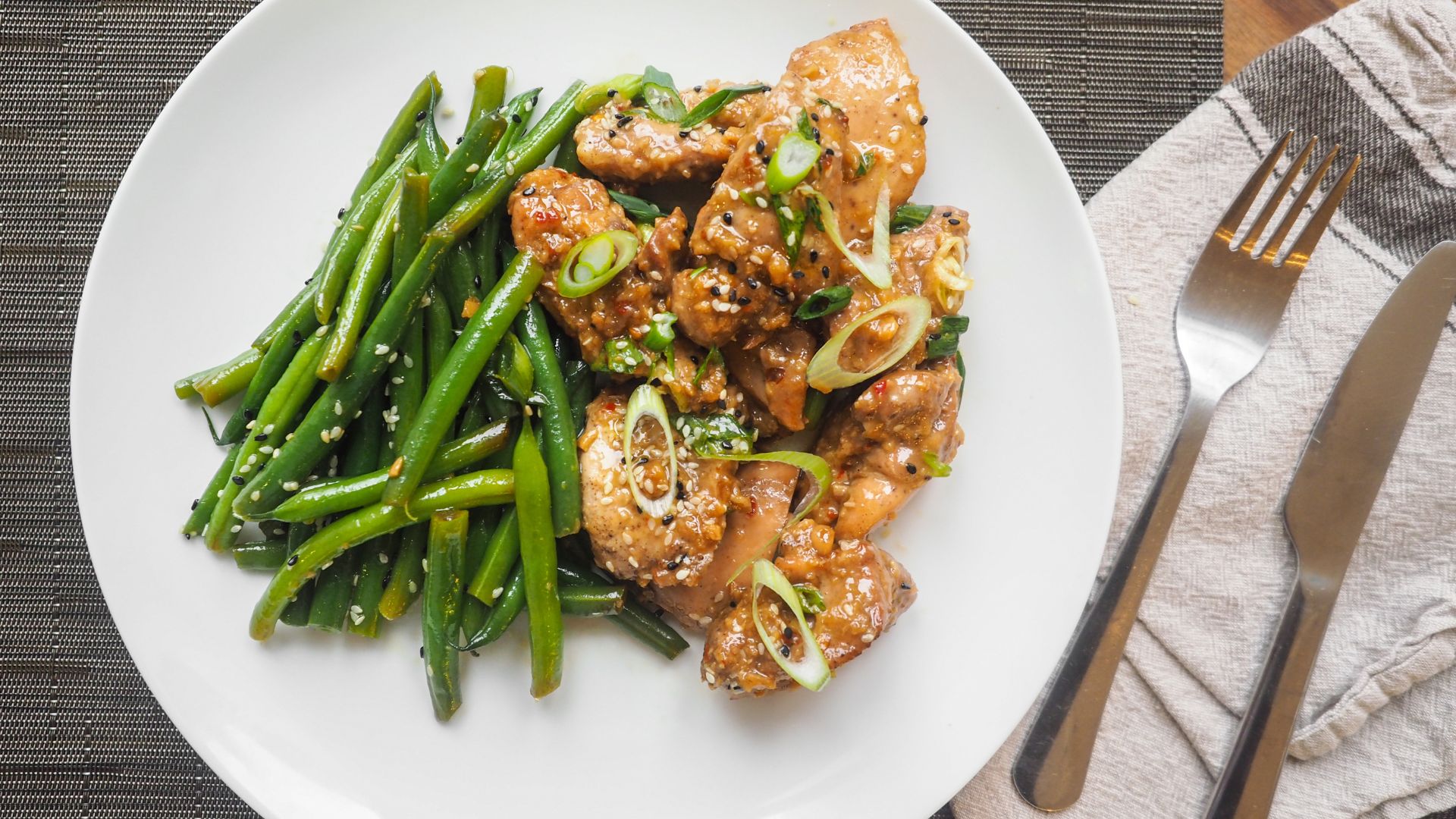 A protein-rich plate